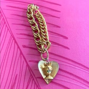 Vintage Queen Charm Bracelet